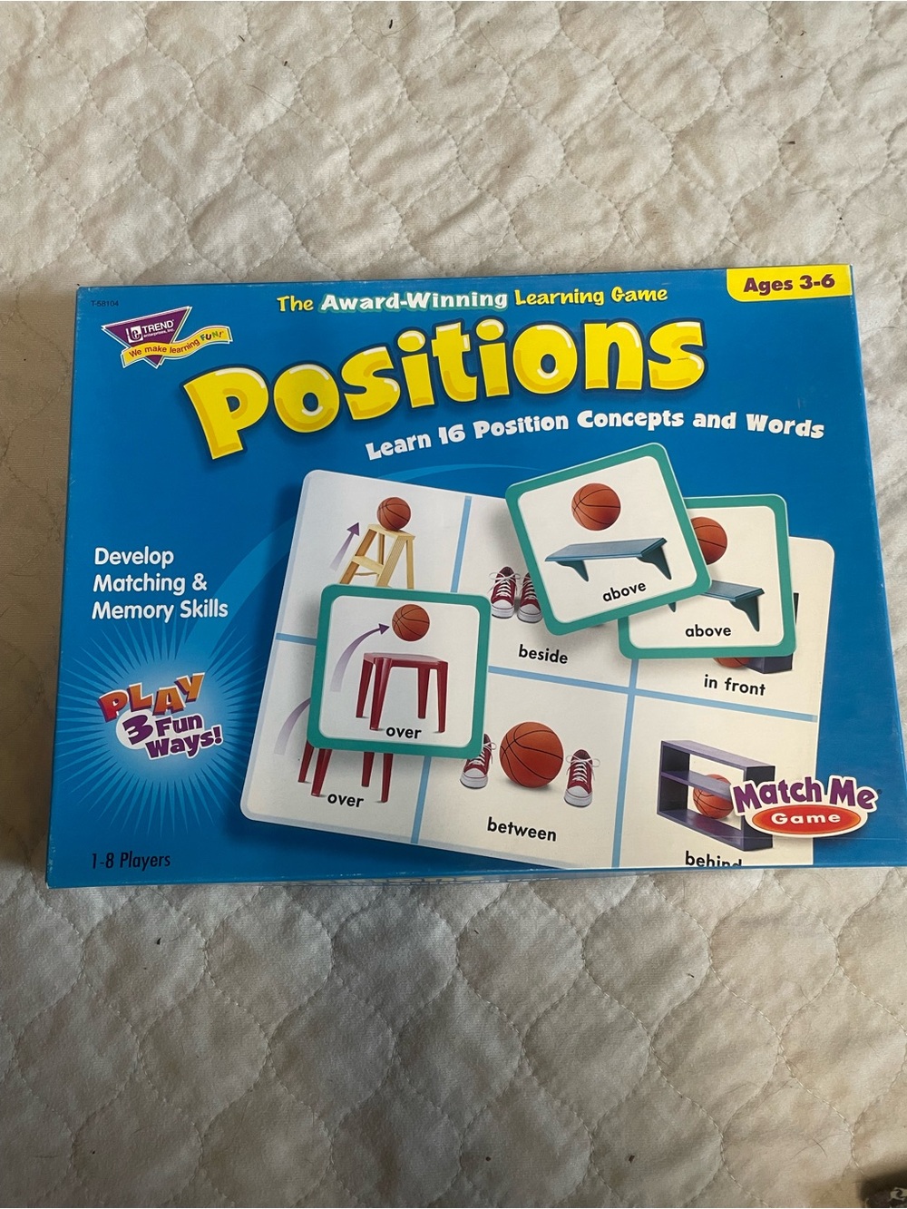 Match Me Positions Learning Game by - Trend Enterprises